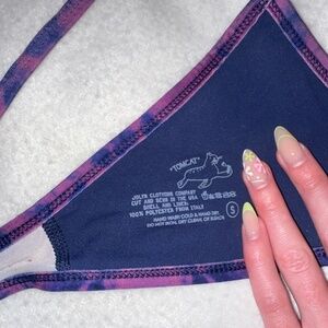 Purple tomcat jolyn bikini top